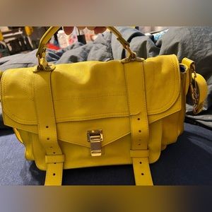 Proenza schouler bag yellow in color